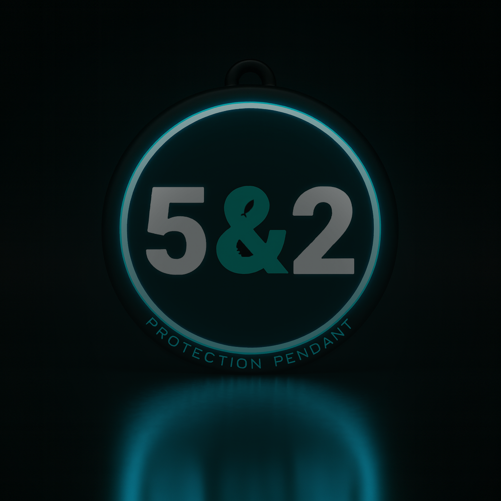 5 AND 2 - LED PROTECTION PENDANT