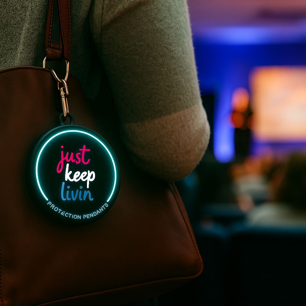 JUST KEEP LIVIN - LED PROTECTION PENDANT
