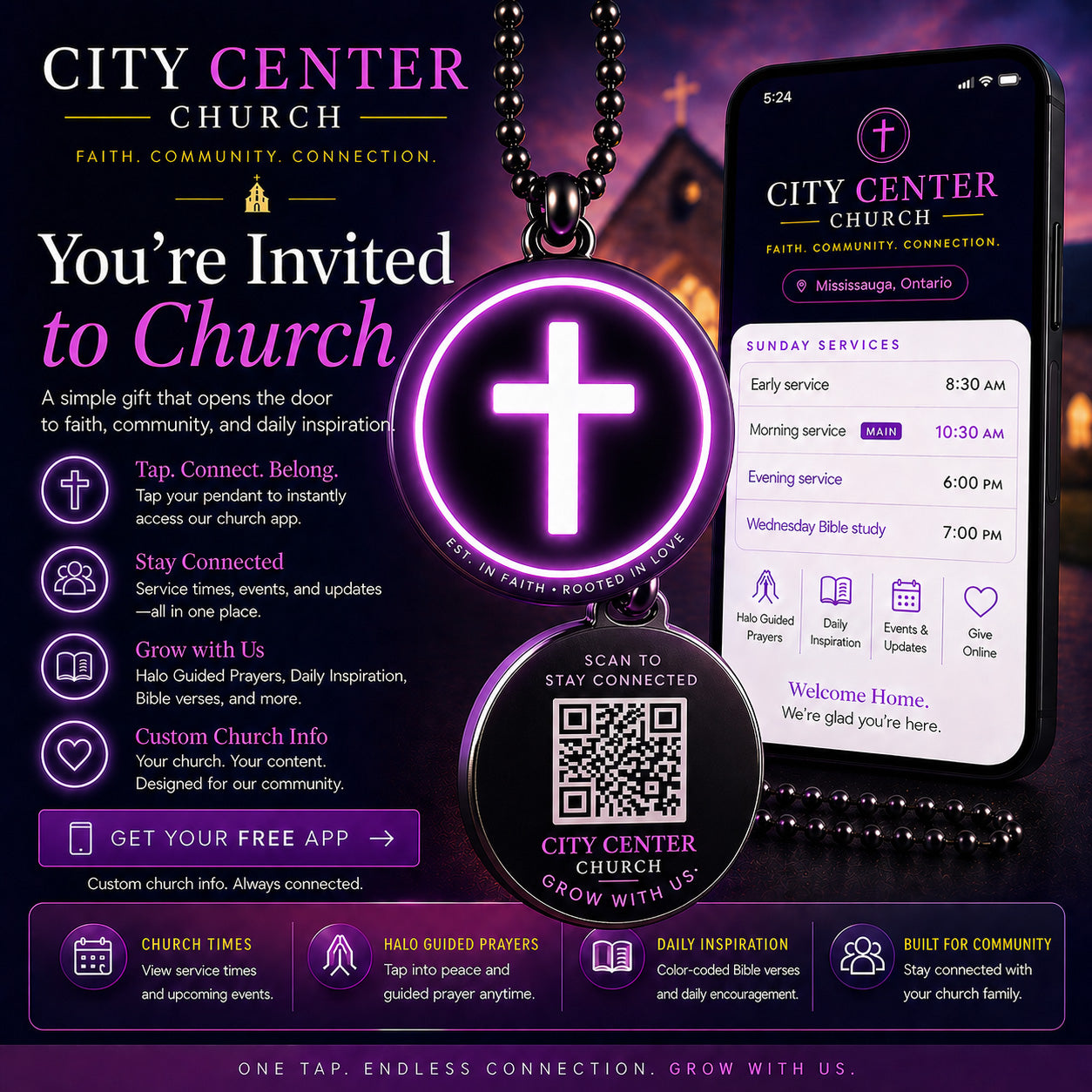 Light of Christ - Church (10-Pack)